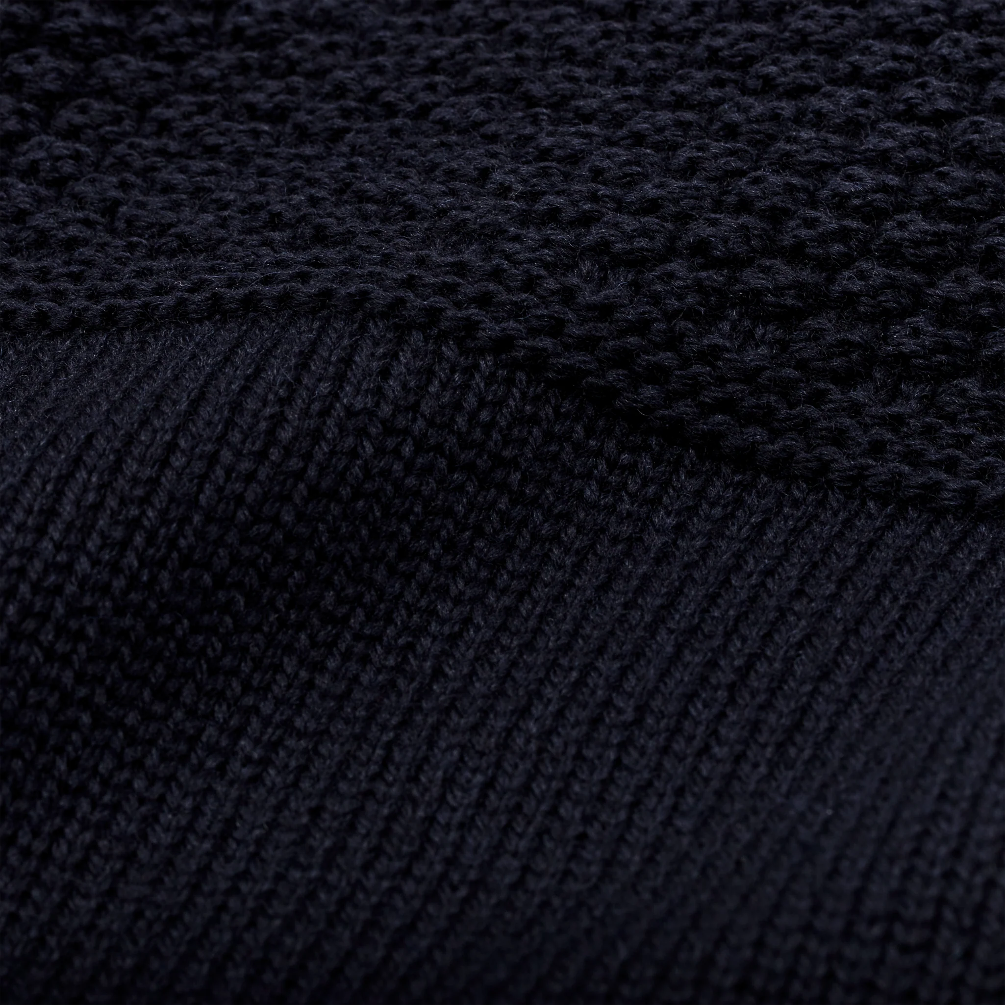 Wool Roll Neck Fisherman's Sweater
