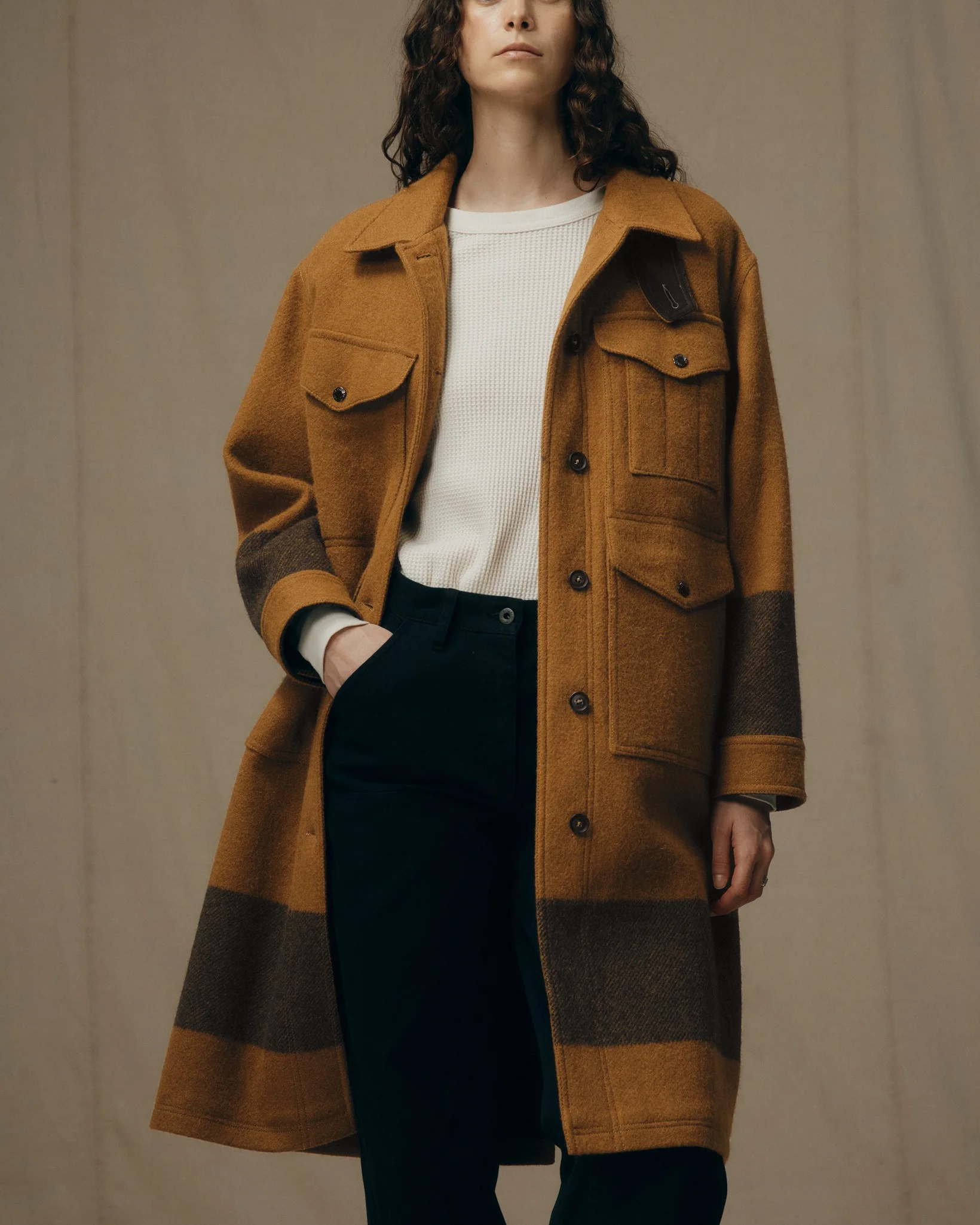 Women's Wool Long Cruiser Coat
