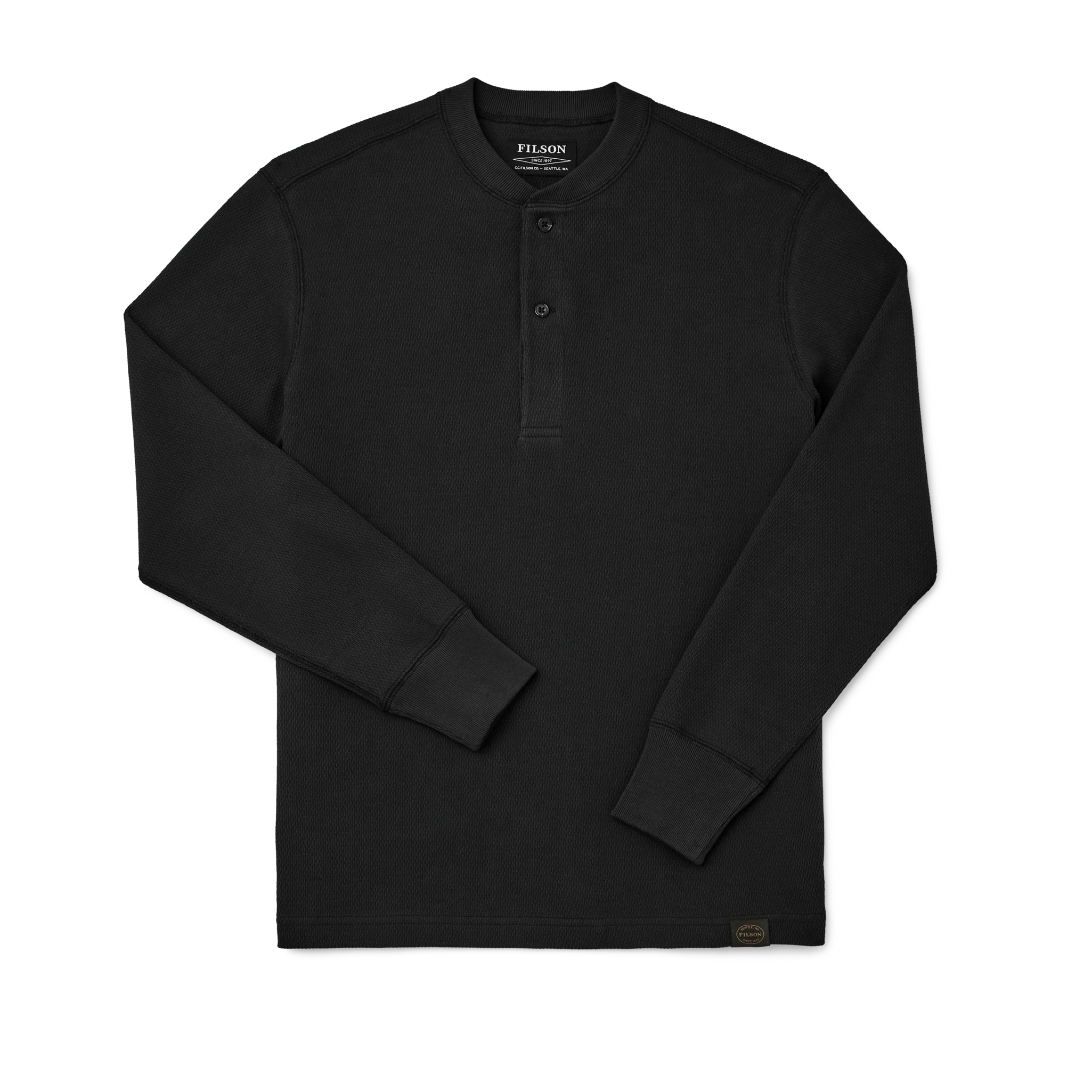 Waffle Knit Henley