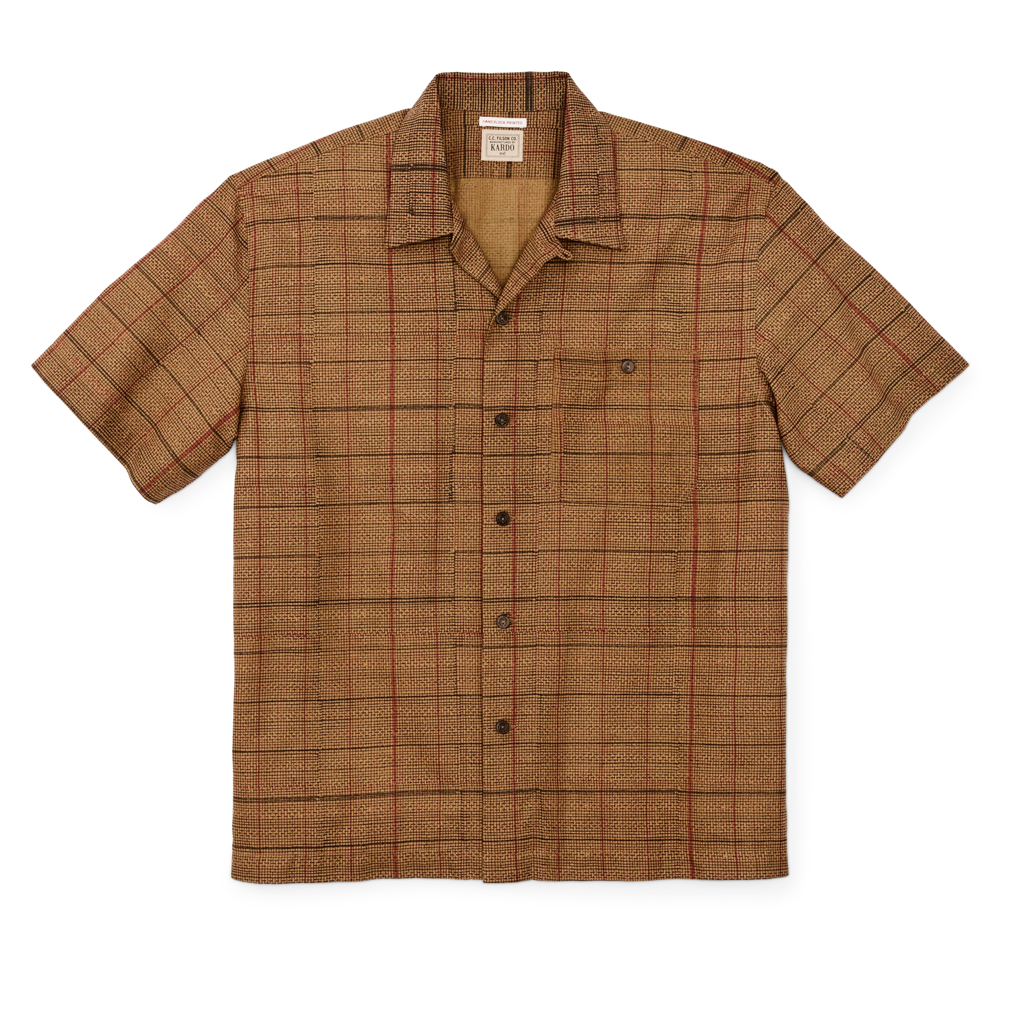 Handprinted Camp Shirt