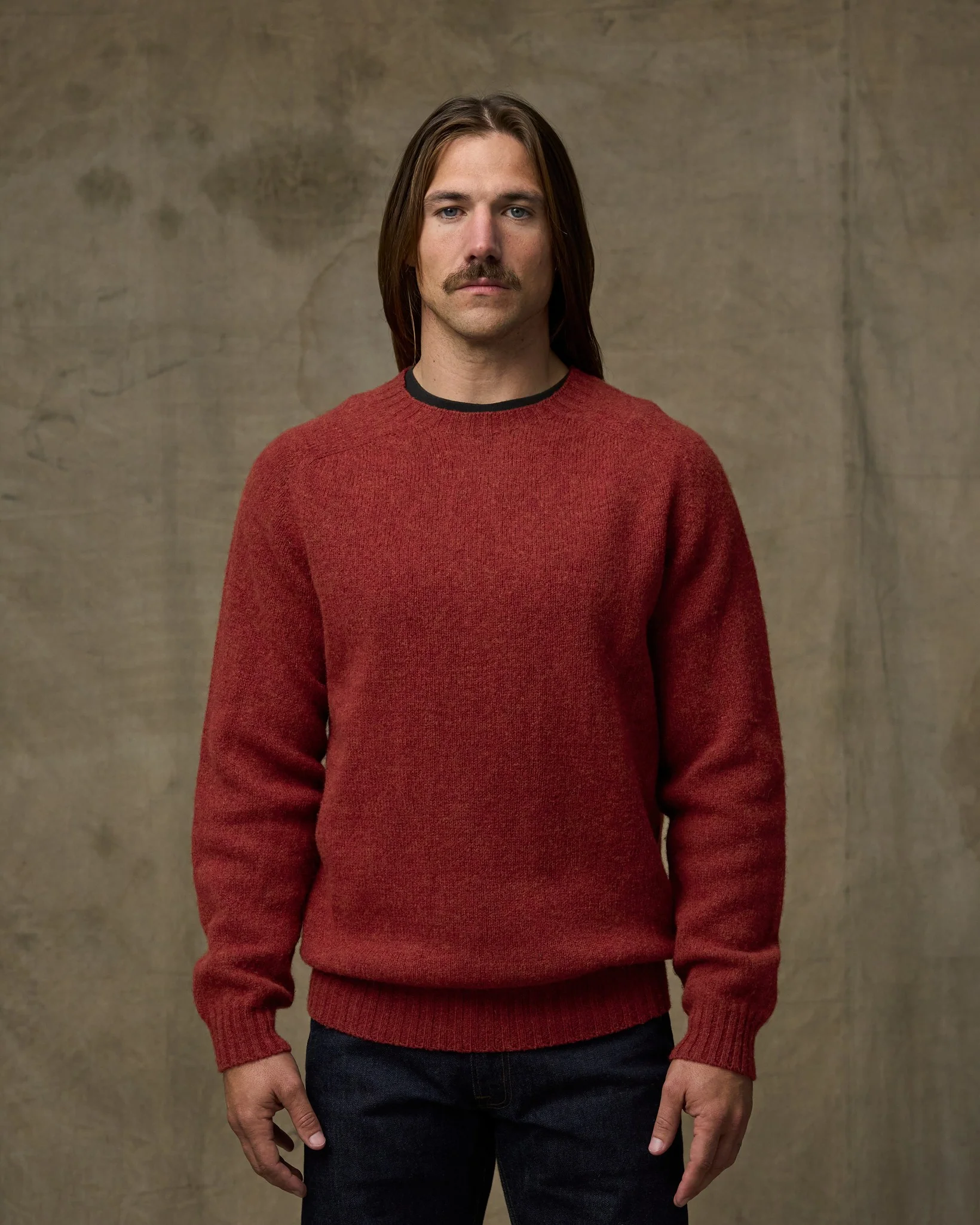 Shetland 5-gauge Wool Sweater