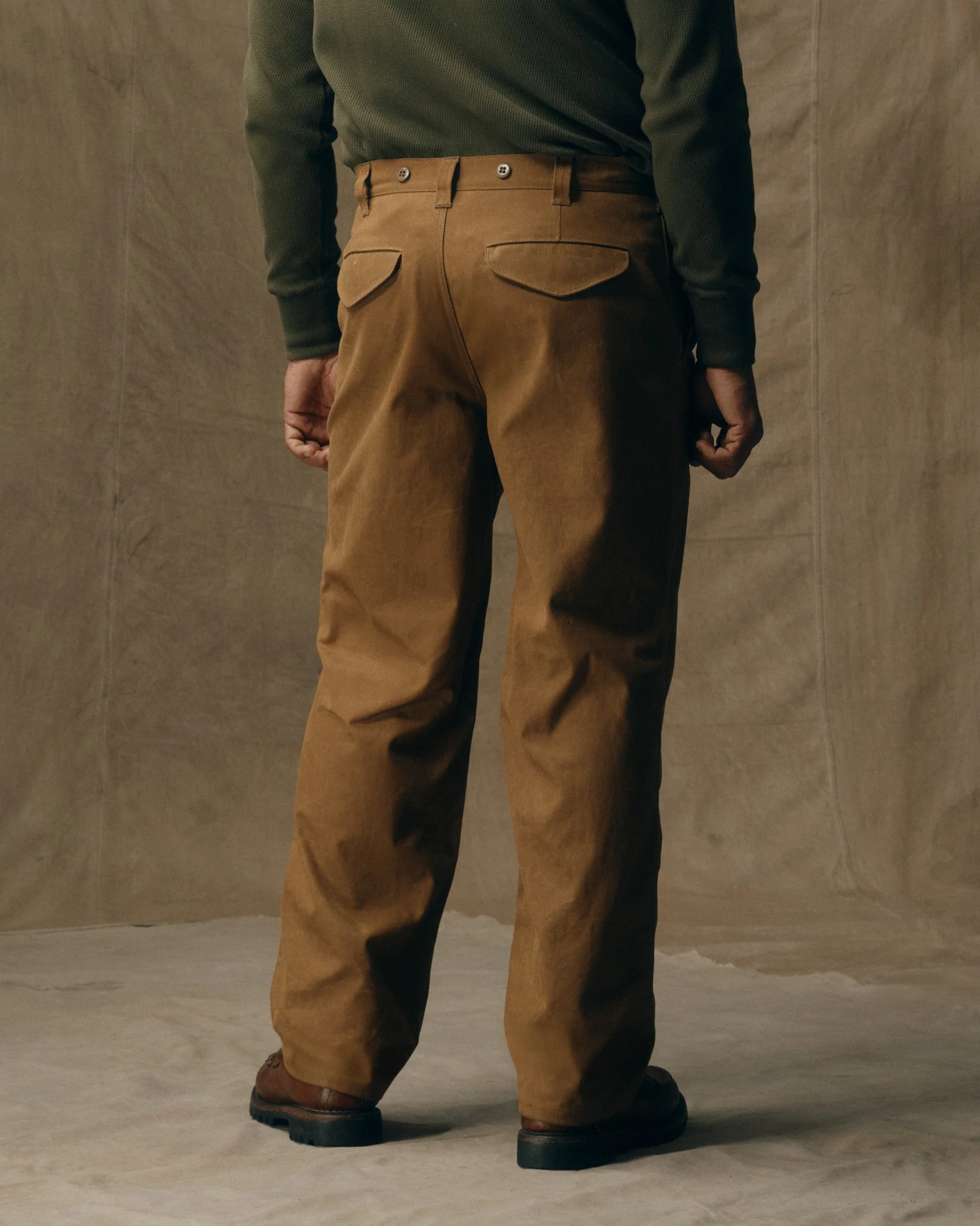Oil Finish Single Tin Cloth Pants